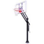 First Team Attack™ In Ground Adjustable Basketball Goal