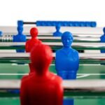 Garlando G-500 Weatherproof Outdoor Foosball Table in White - Image 5