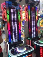 Hercules Power Strike™ High-Striker Hammer Arcade Machine with Neon Lights - Image 2