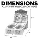 Alley Masters™ Skeeball Bowling with Neon Lights - Image 10