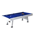 Hathaway Games Alpine 8-ft Outdoor Pool Table - White with Blue Felt