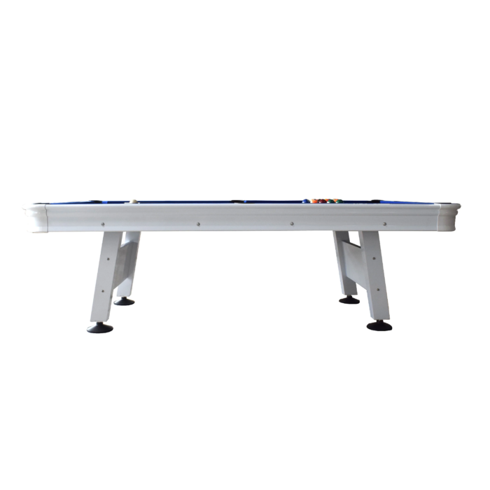 Hathaway Games Alpine 8-ft Outdoor Pool Table - White with Blue Felt - Image 2