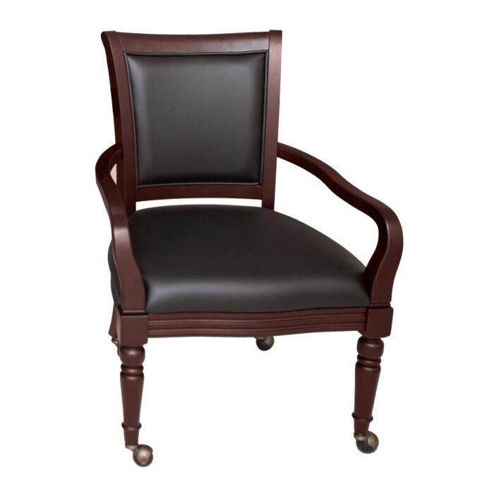 Hathaway Games Bridgeport 48-in Poker Table and Dining Top with 4 Arm Chairs - Image 5