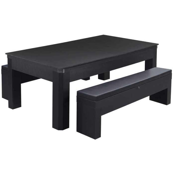 Hathaway Games Park Avenue 7-ft Pool Table Combo Set with Benches - Image 2