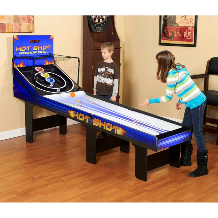 Hathaway Games Hot Shot 8-ft Roll Hop and Score Arcade Game Table - Image 2