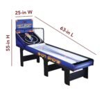 Hathaway Games Hot Shot 8-ft Roll Hop and Score Arcade Game Table - Image 3
