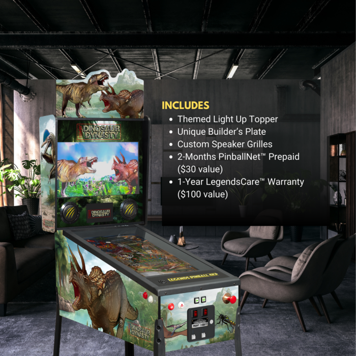 Legends Pinball 4KP<br>Dinosaur Dynasty - Image 7