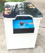 MS PACMAN COCKTAIL ARCADE IN WHITE , PLAYS MS PACMAN AND GALAGA TOO-FREE SHIPPING- 1 YEAR PARTS WARRANTY - Image 3
