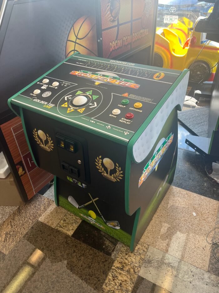 Golden Tee 2024 Heavy Duty, Commercial Grade, Coin Operated Machine With Free Play Option - Pedestal Only - Image 2