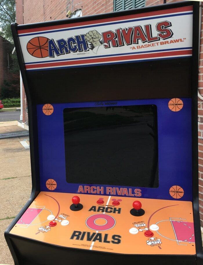 ARCH RIVALS ARCADE WITH LOTS OF NEW PARTS-SHARP-Heavy Duty, Coin Operated, Commercial Grade With Free Play Option - Image 5