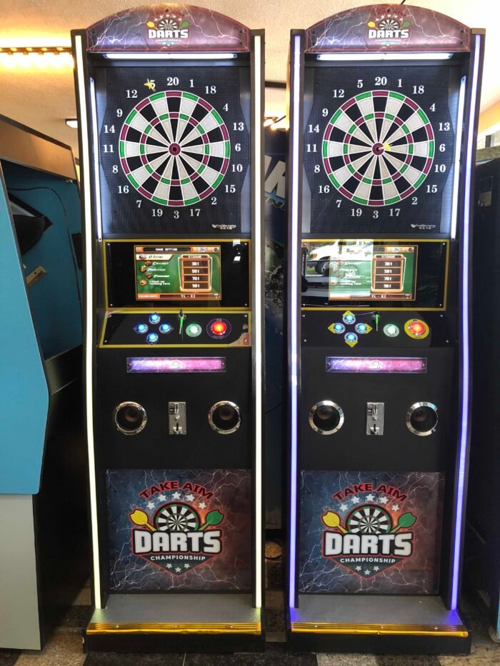 Dart Machine-Take Aim Dart Deluxe Version with LED Lights On The Sides-New Parts, Heavy Duty, Coin Operated, Commercial Grade With Free Play Option - Image 2