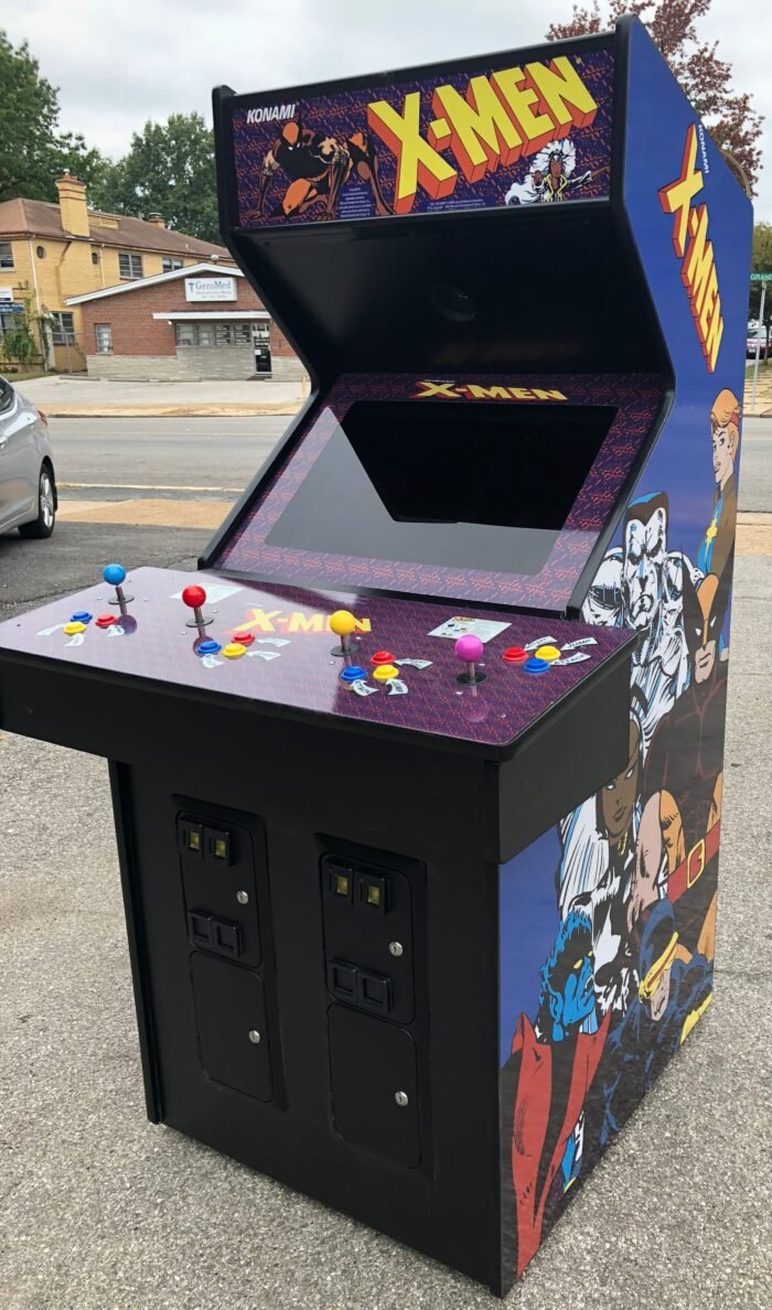 X-Men Arcade 4 player- Lots Of New Parts-New LCD Monitor-HEAVY DUTY, COIN OPERATED, COMMERCIAL GRADE WITH FREE PLAY OPTION - Image 4