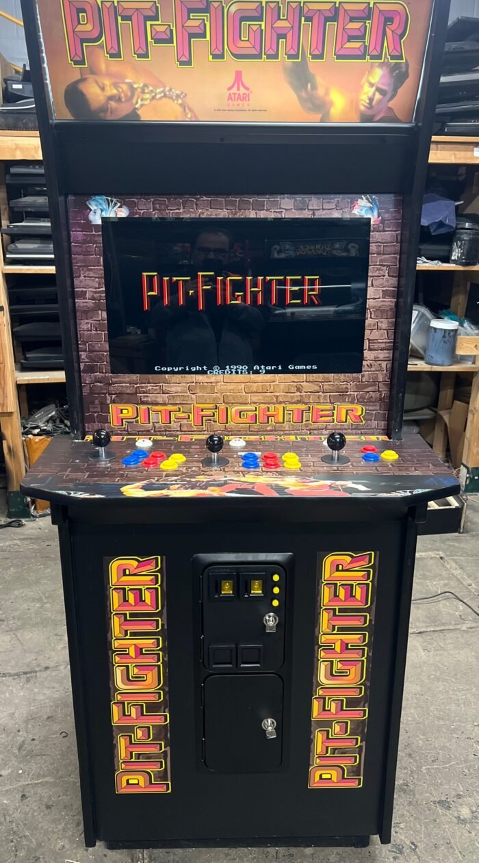 Pit Fighter Arcade With All New Parts, Heavy Duty , Commercial Grade, Coin Operated With Free Play Option - Free Shipping - Image 2