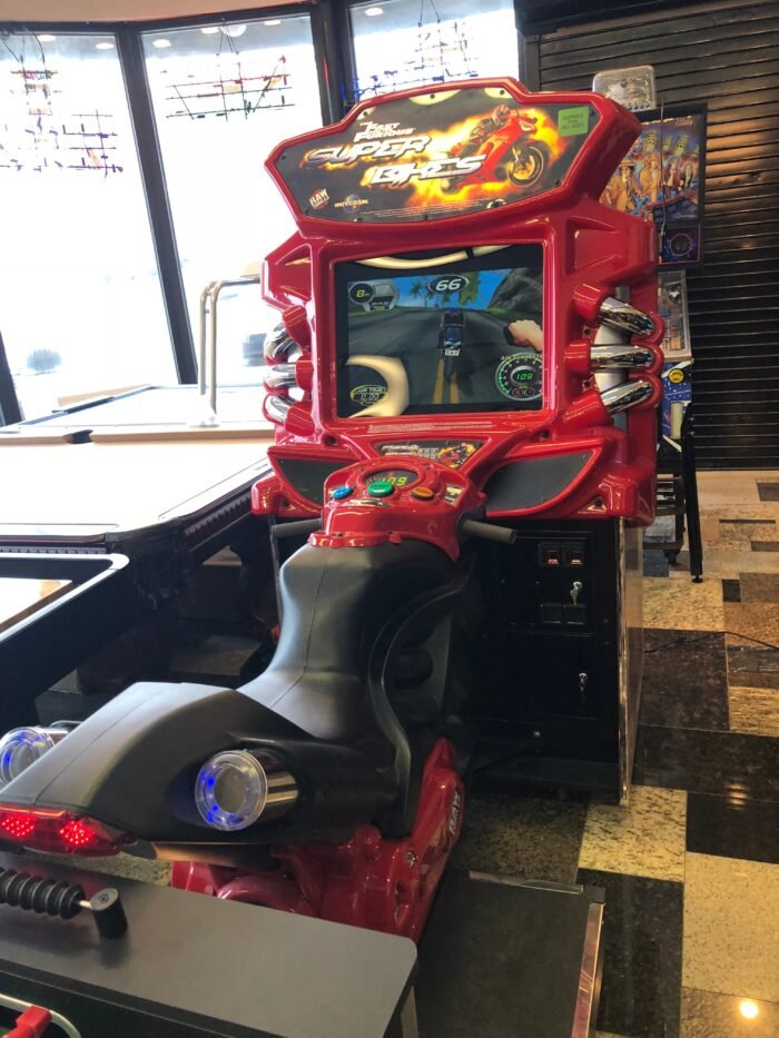 Fast & Furious Super Bike Sit Down Arcade Game By Raw Thrills, Refurbished , LCD Monitor, Sharp-HEAVY DUTY, COIN OPERATED, COMMERCIAL GRADE WITH FREE PLAY OPTION - Image 6