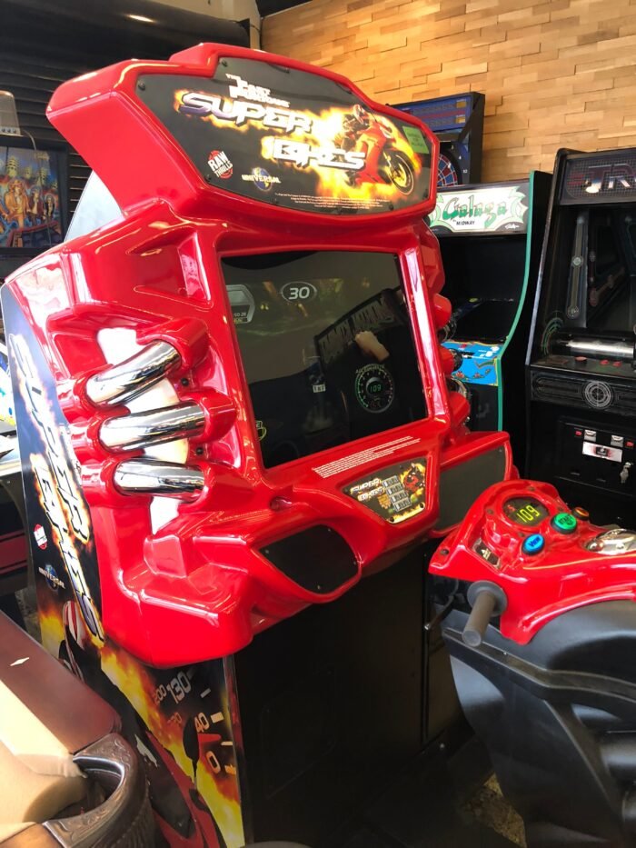 Fast & Furious Super Bike Sit Down Arcade Game By Raw Thrills, Refurbished , LCD Monitor, Sharp-HEAVY DUTY, COIN OPERATED, COMMERCIAL GRADE WITH FREE PLAY OPTION - Image 8