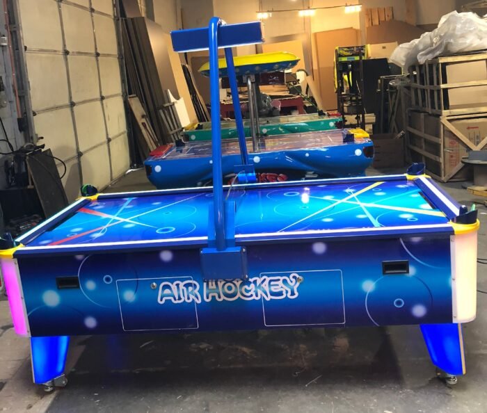 Fun Air Hockey Table, Arcade Style Coin Operated With Redemption Tickets-HEAVY DUTY, COIN OPERATED, COMMERCIAL GRADE WITH FREE PLAY OPTION - Image 6