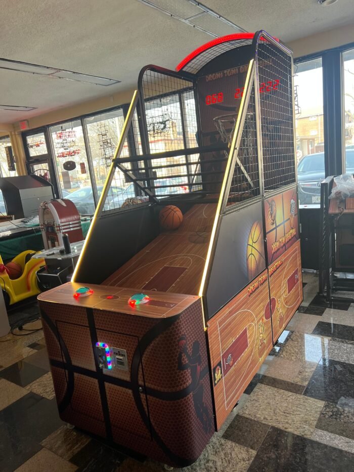 Dream Team Basketball Arcade Game-Full Size, Brand New, HEAVY DUTY, COIN OPERATED, COMMERCIAL GRADE WITH FREE PLAY OPTION-Comes With Warranty - Image 2