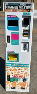 Change Master Machine – Convert Bills & Cards to Coins or Tokens for Arcades & Vending - Image 3