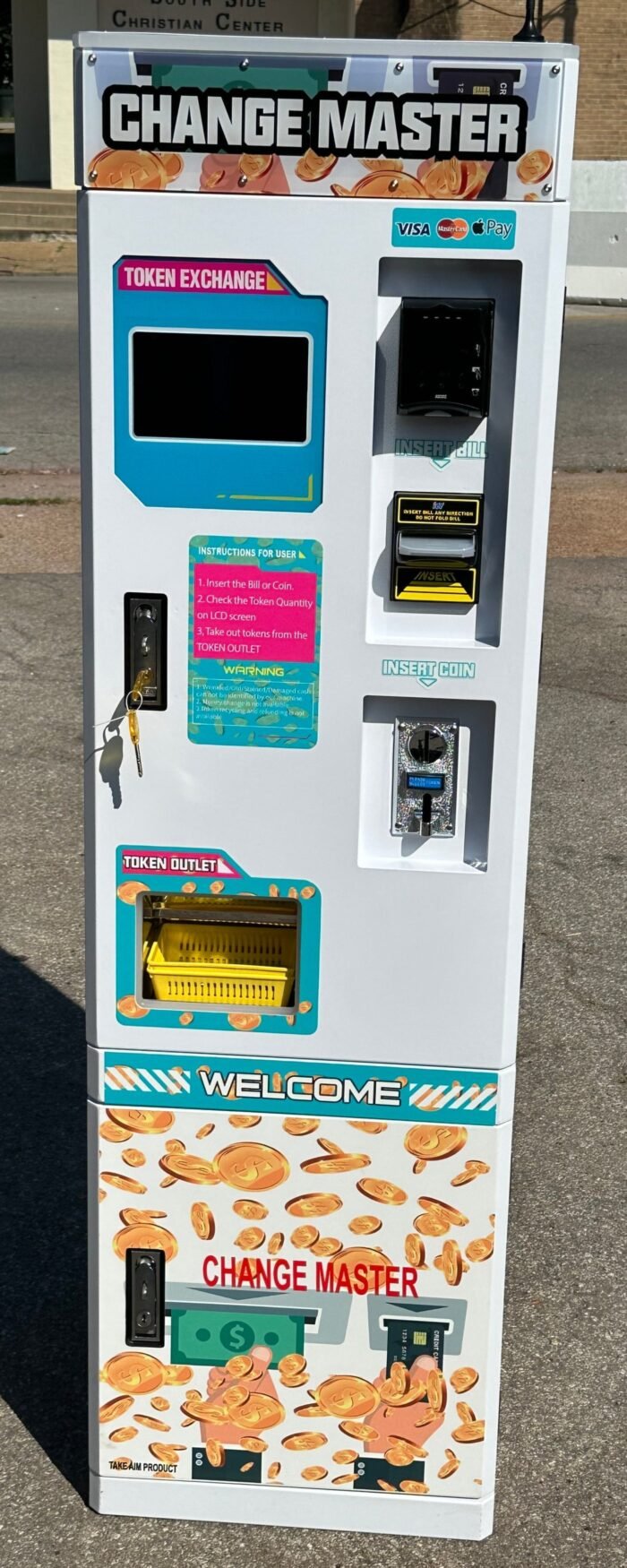 Change Master Machine – Convert Bills & Cards to Coins or Tokens for Arcades & Vending - Image 3