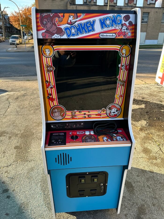 Donkey Kong Arcade, LCD Monitor, Plays Donkey Jr and Donkey Kong 3 also-LCD Monitor, Sharp, New Parts, Heavy Duty, Coin Operated, Commercial Grade With Free Play Option - Image 5