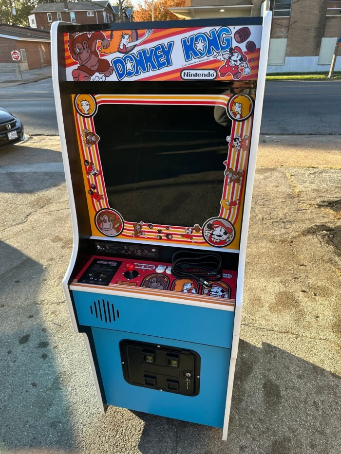 Donkey Kong Arcade, LCD Monitor, Plays Donkey Jr and Donkey Kong 3 also-LCD Monitor, Sharp, New Parts, Heavy Duty, Coin Operated, Commercial Grade With Free Play Option - Image 2