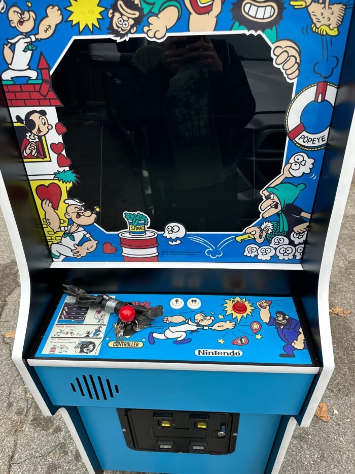 POPEYE ARCADE GAME WITH LOTS OF NEW PARTS-SHARP-HEAVY DUTY, COIN OPERATED, COMMERCIAL GRADE WITH FREE PLAY OPTION - Image 6