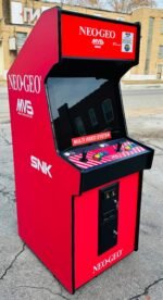 NEO GEO ARCADE GAME, COMES WITH LOTS OF NEW PARTS-EXTRA SHARP-HEAVY DUTY, COIN OPERATED, COMMERCIAL GRADE WITH FREE PLAY OPTION