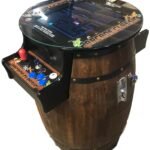 Cocktail  Arcade- Win Barrel Style With 60 Games, Coin Operated, Brand New, Free Shipping
