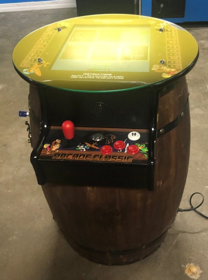 Cocktail  Arcade- Win Barrel Style With 60 Games, Coin Operated, Brand New, Free Shipping - Image 3