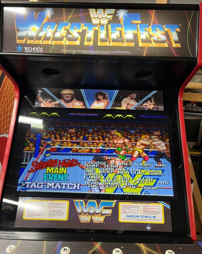 Wrestle Fest Arcade Video Game-With 27" LCD Monitor, Sharp-HEAVY DUTY, COIN OPERATED, COMMERCIAL GRADE WITH FREE PLAY OPTION - Image 4