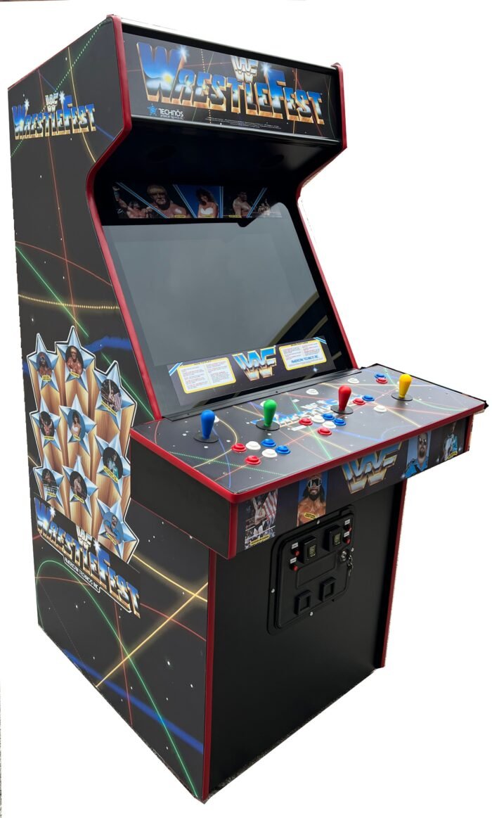 Wrestle Fest Arcade Video Game-With 27" LCD Monitor, Sharp-HEAVY DUTY, COIN OPERATED, COMMERCIAL GRADE WITH FREE PLAY OPTION - Image 6