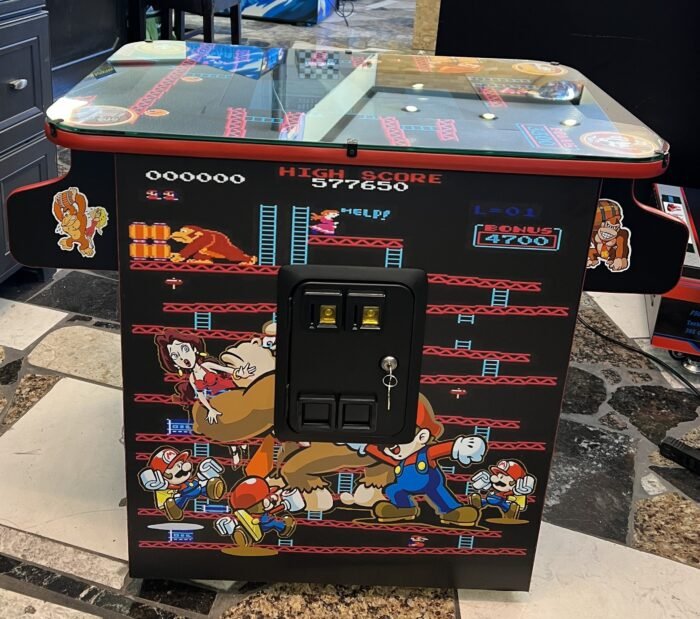 Donkey Kong Cocktail Arcade - Plays 60 games - Lots of New Parts -  Free Shipping - Image 4