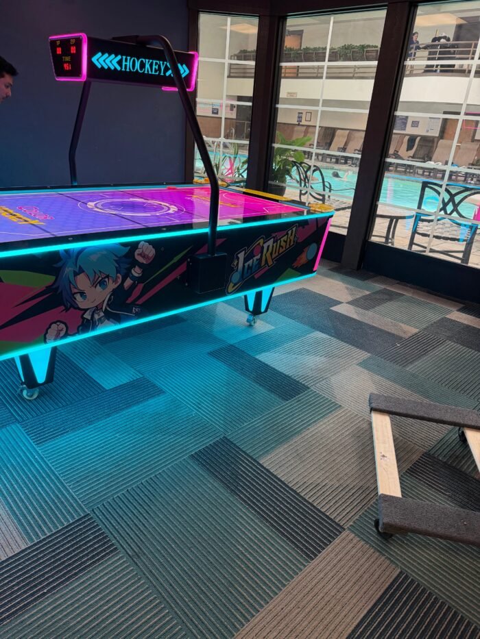 Ice Rush™ Air Hockey Neon Light Table - Image 5