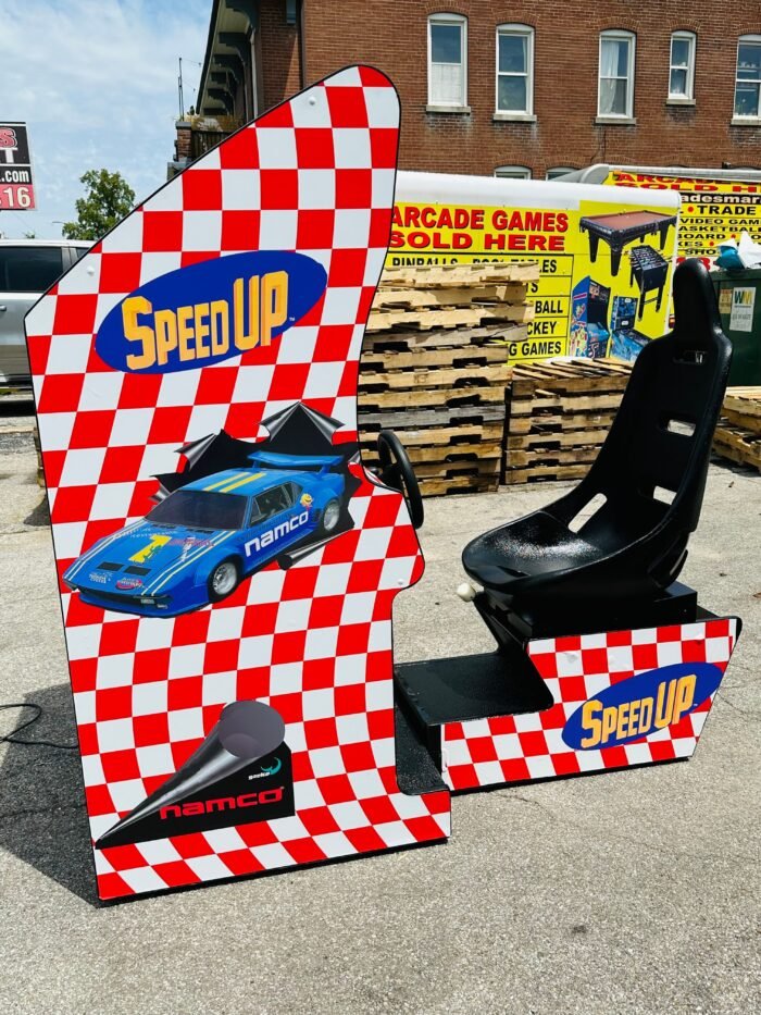 SPEED UP DRIVING GAME REFURBISHED- NEW MONITOR-HEAVY DUTY, COIN OPERATED, COMMERCIAL GRADE WITH FREE PLAY OPTION - Image 4