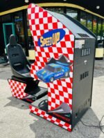 SPEED UP DRIVING GAME REFURBISHED- NEW MONITOR-HEAVY DUTY, COIN OPERATED, COMMERCIAL GRADE WITH FREE PLAY OPTION - Image 5