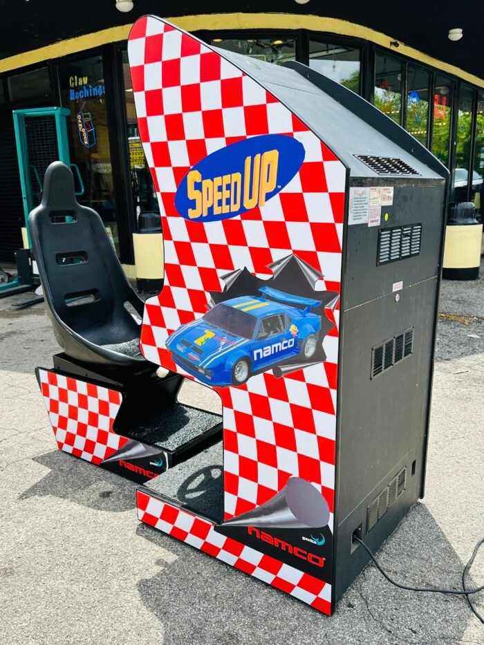 SPEED UP DRIVING GAME REFURBISHED- NEW MONITOR-HEAVY DUTY, COIN OPERATED, COMMERCIAL GRADE WITH FREE PLAY OPTION - Image 5