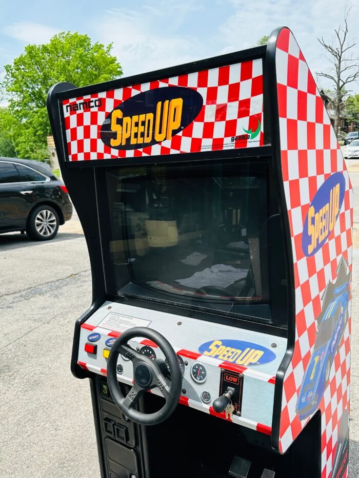 SPEED UP DRIVING GAME REFURBISHED- NEW MONITOR-HEAVY DUTY, COIN OPERATED, COMMERCIAL GRADE WITH FREE PLAY OPTION - Image 6
