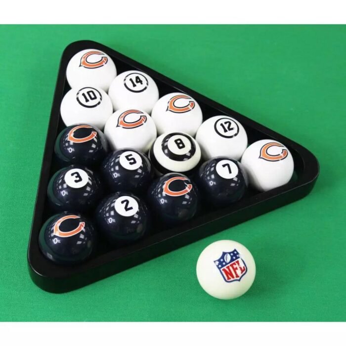 Imperial Chicago Bears Billiard Balls with Numbers - Image 2