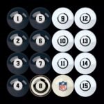 Imperial Chicago Bears Billiard Balls with Numbers - Image 4