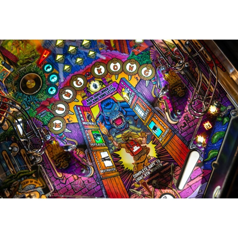 King Kong Myth of Terror Island Pro Pinball Machine by Stern 10