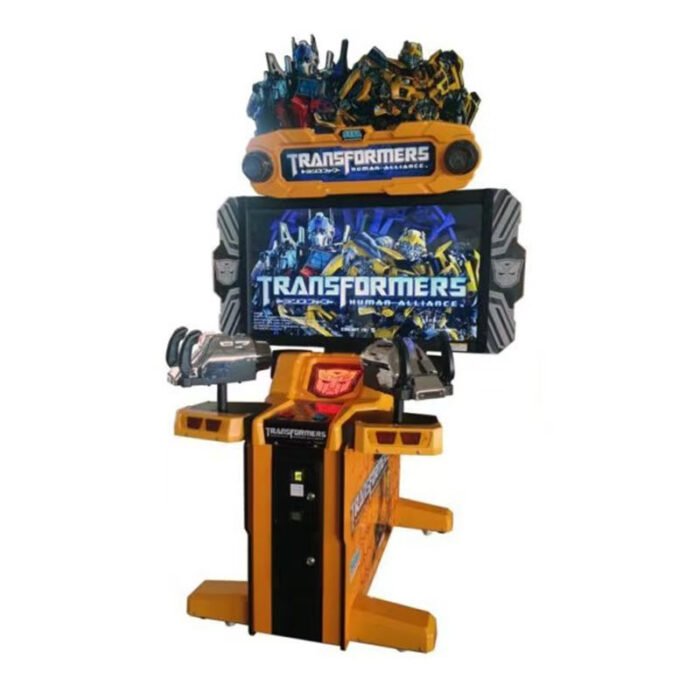 MN-EL9043 Wholesale for Transformers Double Gun Video Screen Arcade Game Machine Dual Shooter Game Board English Transformer Steel - Image 2