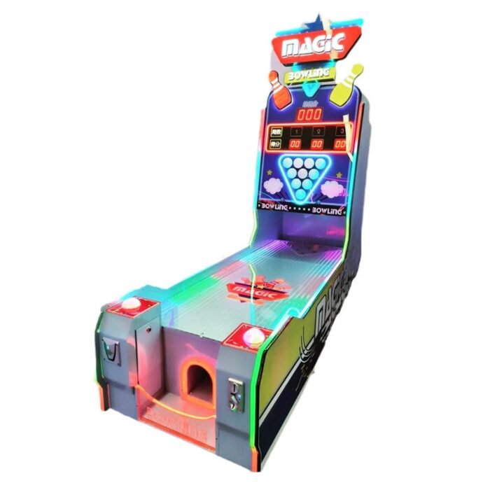 Magic Bowling Strike Zone™ Arcade with Real Pins and Neon Lights - Image 4