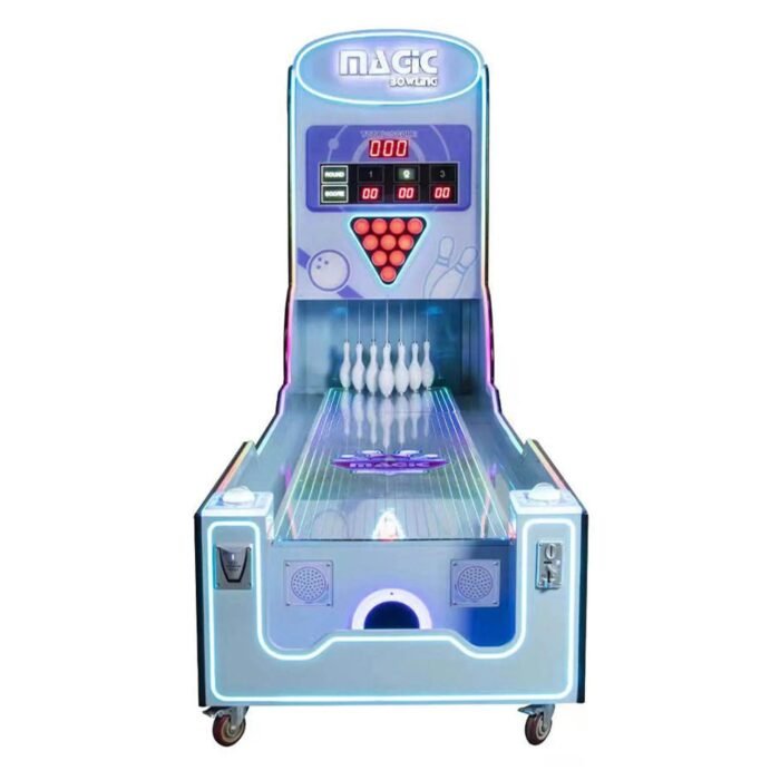 Magic Bowling Strike Zone™ Arcade with Real Pins and Neon Lights - Image 2