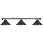 RAM Game Room 54" 3-light Metal Billiards Light