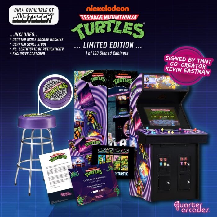 TMNT – Turtles in Time Quarter Size Arcade Cabinet (Exclusive Signed Collector's Edition) - Image 2