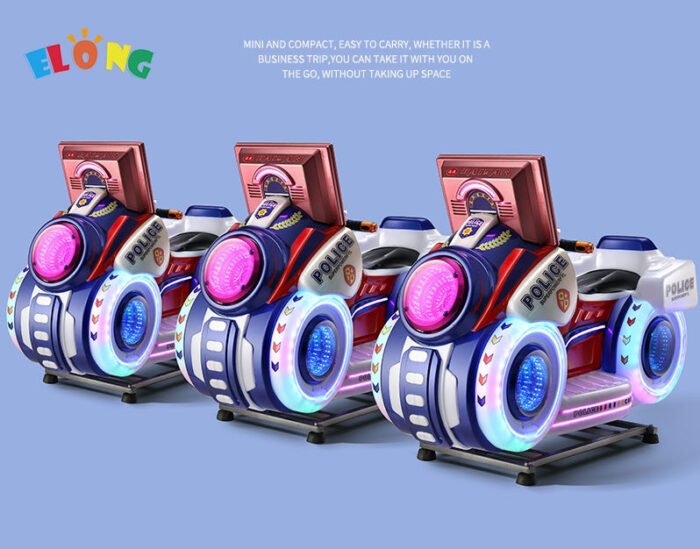 Kiddie Rides - 3D interactive patrol motorcycle - Image 4