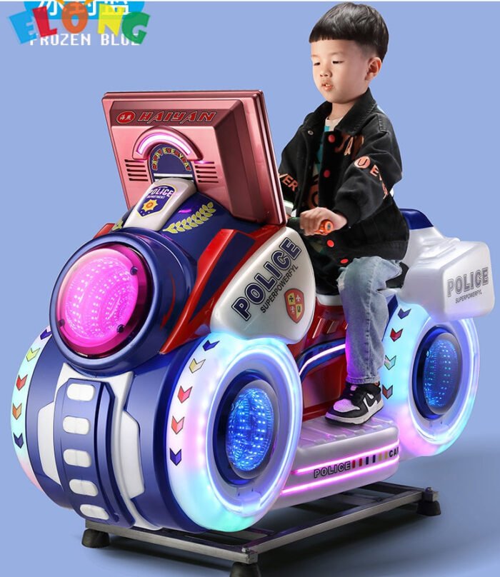 Kiddie Rides - 3D interactive patrol motorcycle - Image 7