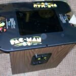 PACMAN COCKTAIL ARCADE , PLAYS MS PACMAN AND GALAGA TOO-FREE SHIPPING- 1 YEAR PARTS WARRANTY
