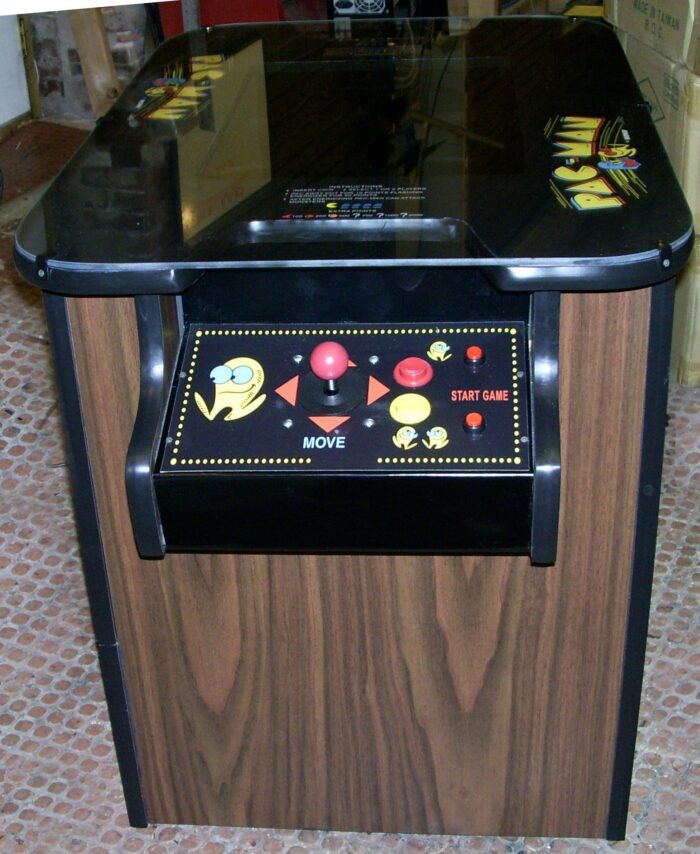 PACMAN COCKTAIL ARCADE , PLAYS MS PACMAN AND GALAGA TOO-FREE SHIPPING- 1 YEAR PARTS WARRANTY - Image 2