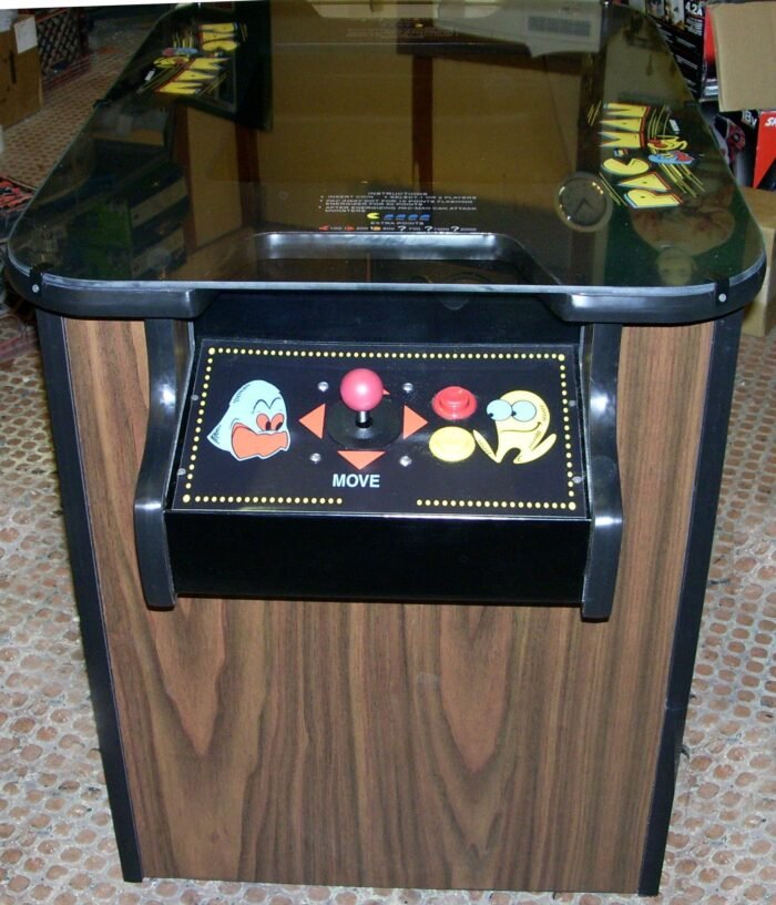 PACMAN COCKTAIL ARCADE , PLAYS MS PACMAN AND GALAGA TOO-FREE SHIPPING- 1 YEAR PARTS WARRANTY - Image 4